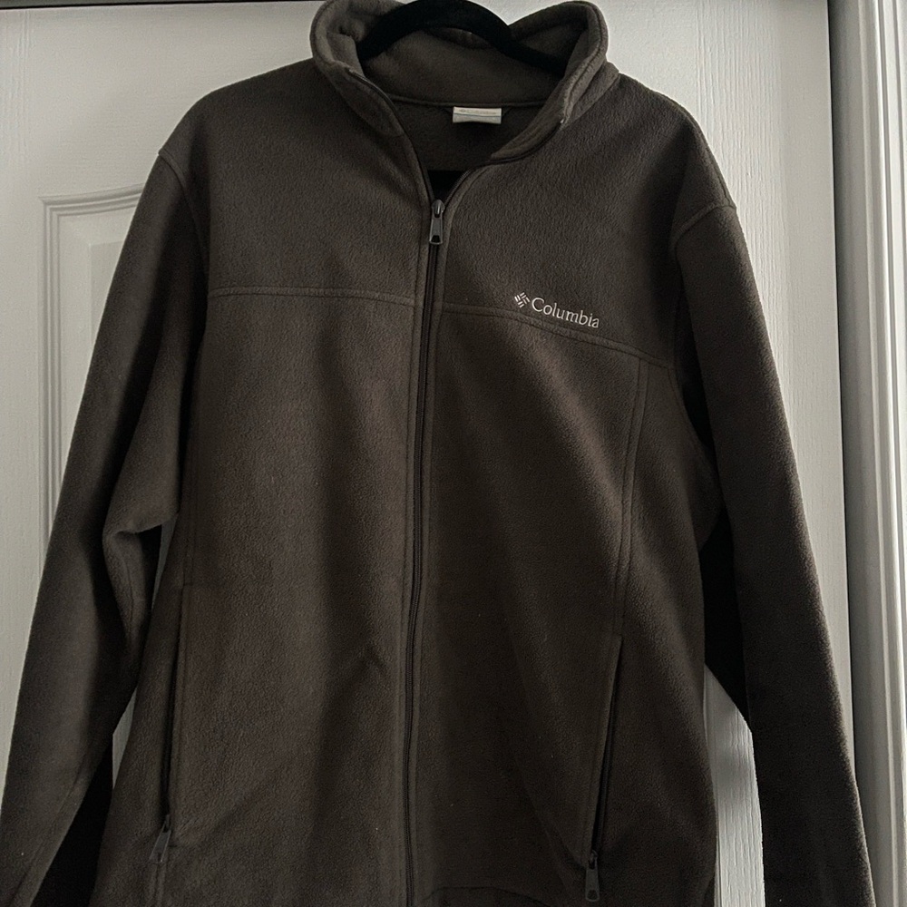 Columbia Brown Performance Jacket Full-Zip Fleece